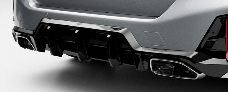 BMW M340i, 330i & 320i G20 G21 LCI EVO-1 Gloss Black Rear Diffuser