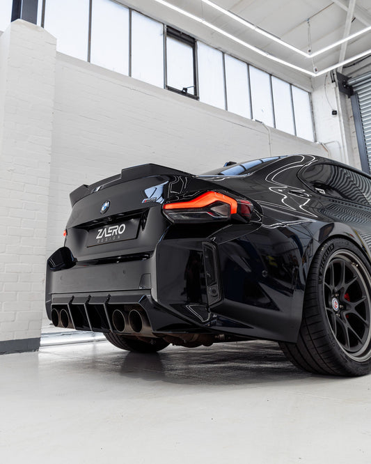 BMW M2 G87 EVO - S Gloss Black Rear Diffuser by ZAERO (2023+) - AUTOID - Rear Diffusers - Zaero Design