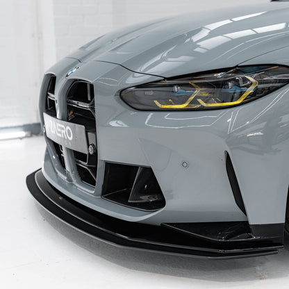 BMW G80 M3 ZAERO DESIGN GLOSS BLACK FRONT SPLITTER
