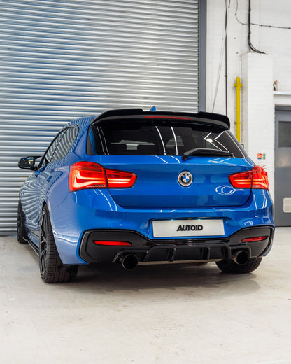 Zaero Design BMW 1 Series, M135i & M140i F20 F21 Gloss Black V2 Rear Spoiler by ZAERO (2011-2019)  Rear Spoilers  AUTOID  