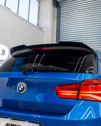 Zaero Design BMW 1 Series, M135i & M140i F20 F21 Gloss Black V2 Rear Spoiler by ZAERO (2011-2019)  Rear Spoilers  AUTOID  
