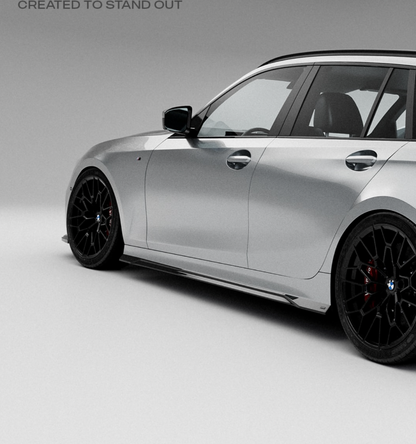 BMW M340i, 330i & 320i G20 G21 LCI EVO-1 Gloss Black Side Skirts