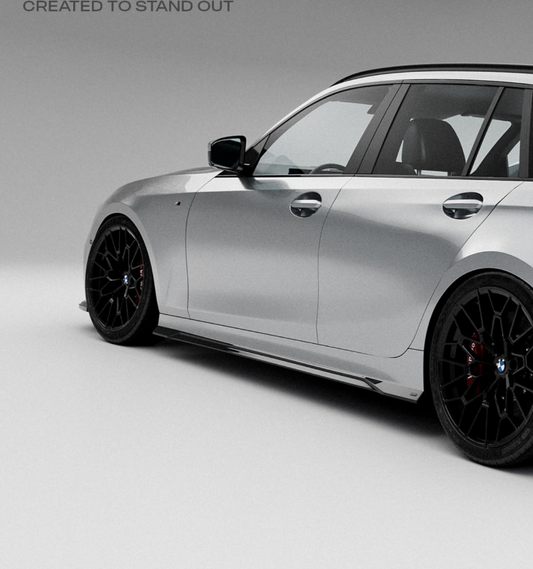 BMW M340i, 330i & 320i G20 G21 LCI EVO-1 Gloss Black Side Skirts