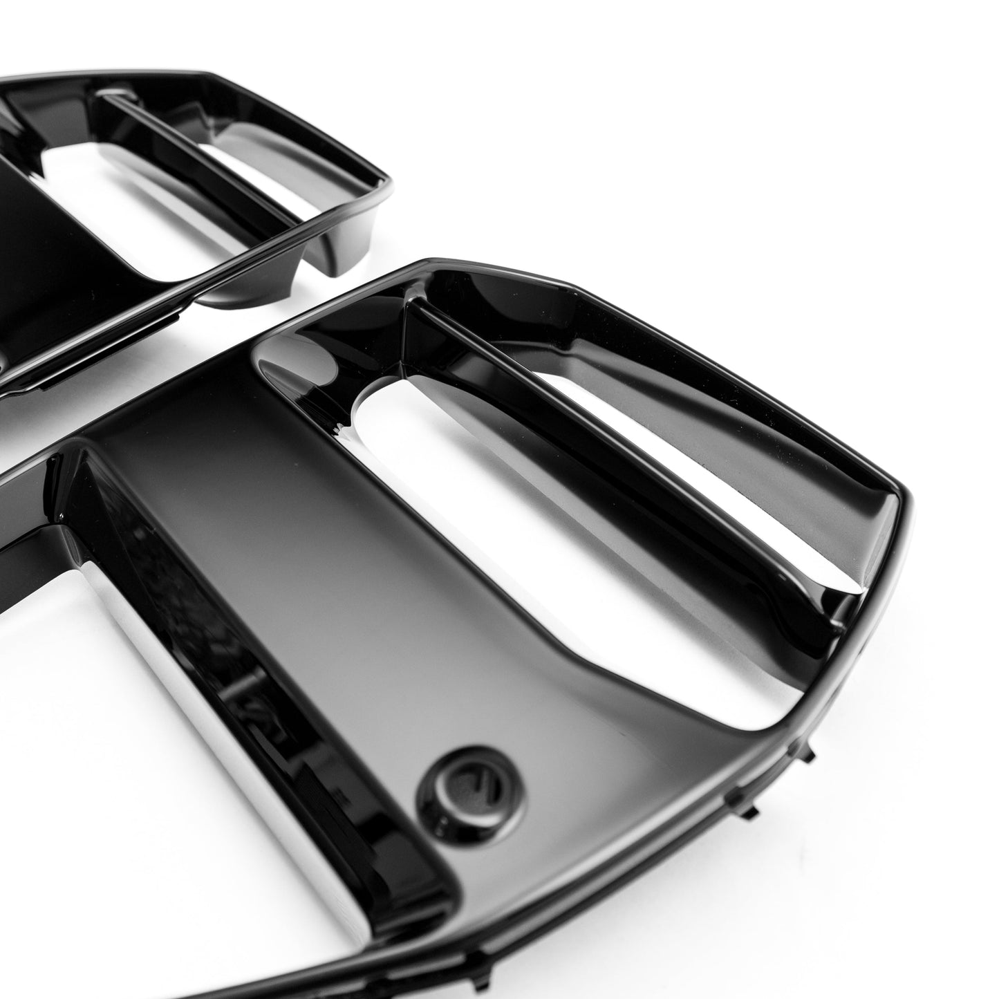 Zaero Design BMW M3 G80 G81 & M4 G82 G83 EVO-S Gloss Black Front Kidney Grilles by ZAERO (2021+)  Front Grille  AUTOID  