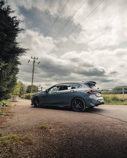 BMW 1 Series & M135i F40 EVO - 1 Gloss Black Side Skirts by ZAERO (2019+) - AUTOID - Side Skirts & Winglets - Zaero Design
