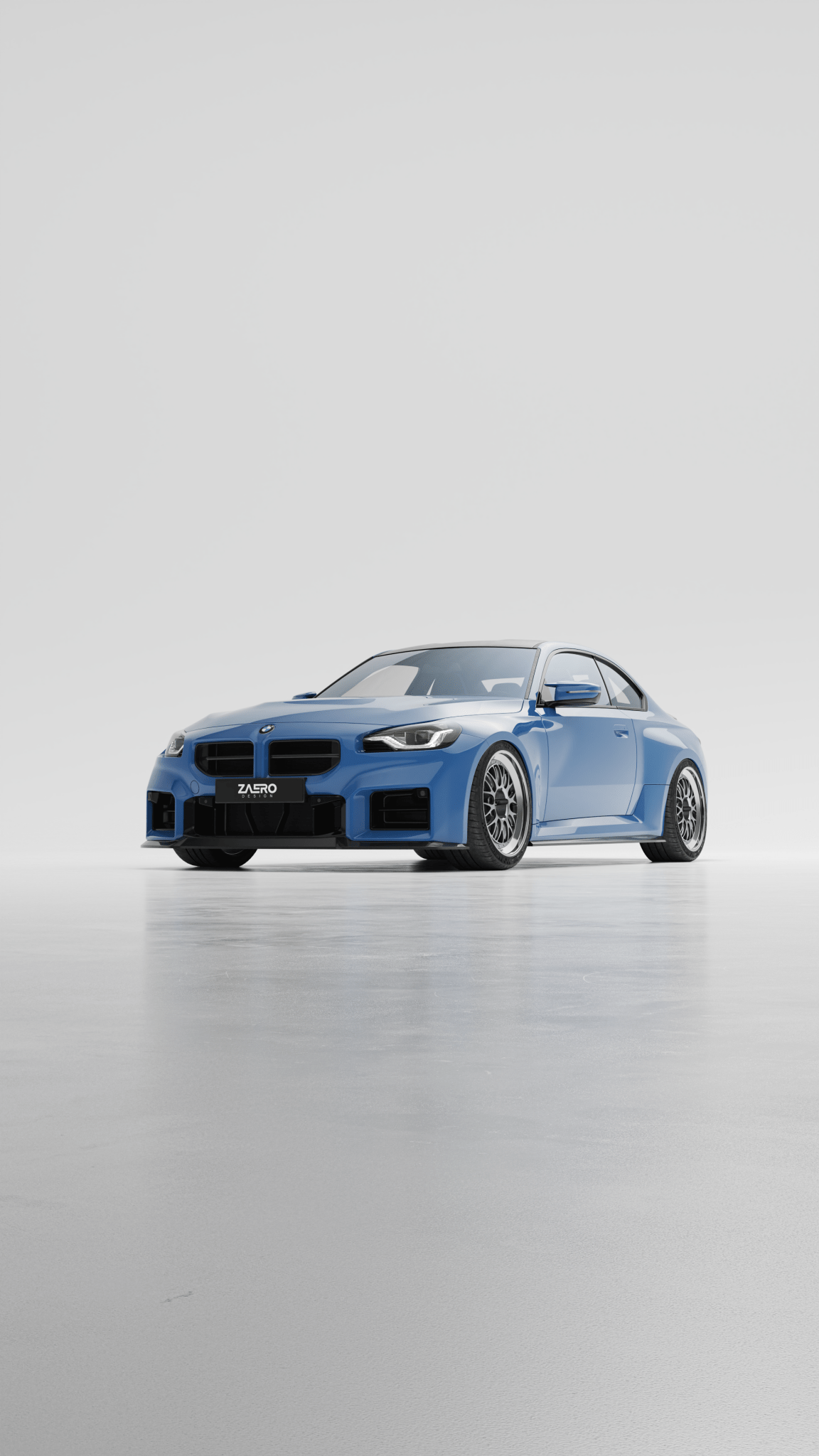 BMW M2 G87 EVO - S Gloss Black Front Grilles by ZAERO (2023+) - AUTOID - Front Grille - Zaero Design