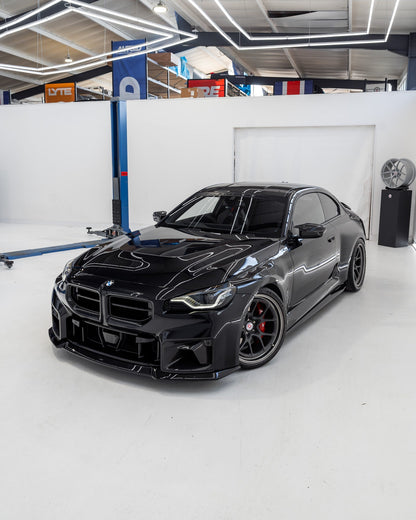 BMW M2 G87 EVO - S Gloss Black Front Lip by ZAERO (2023+) - AUTOID - Front Lips & Splitters - Zaero Design
