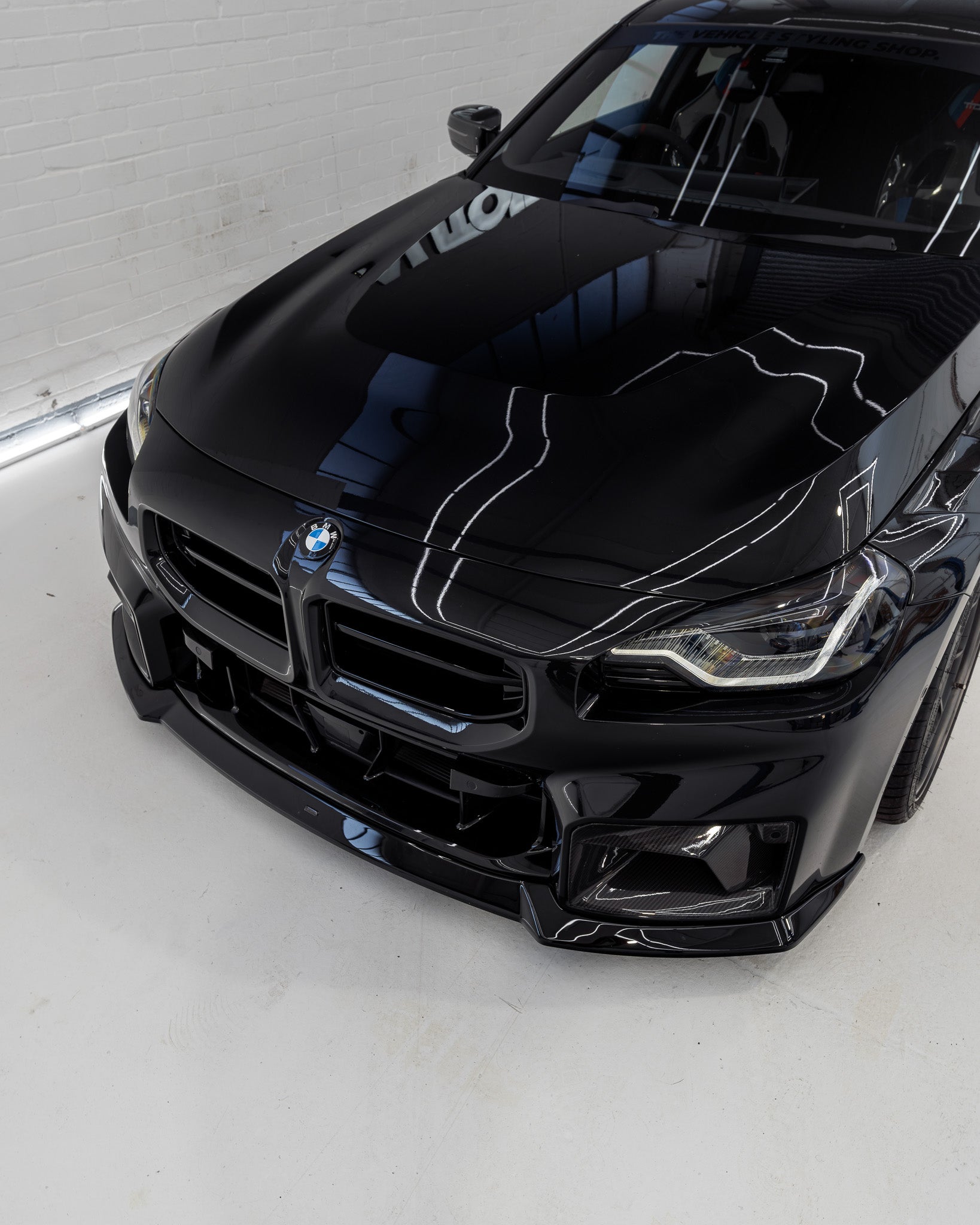 BMW M2 G87 EVO - S Gloss Black Front Lip by ZAERO (2023+) - AUTOID - Front Lips & Splitters - Zaero Design