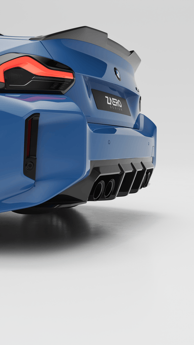 BMW M2 G87 EVO - S Gloss Black Rear Diffuser by ZAERO (2023+) - AUTOID - Rear Diffusers - Zaero Design