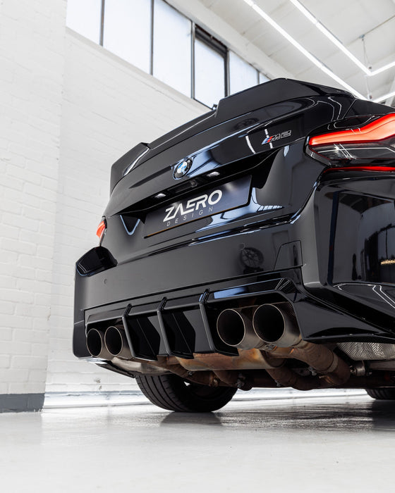 BMW M2 G87 EVO - S Gloss Black Rear Diffuser by ZAERO (2023+) - AUTOID - Rear Diffusers - Zaero Design