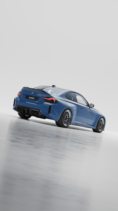BMW M2 G87 EVO - S Gloss Black Rear Spoiler Lip by ZAERO (2023+) - AUTOID - Rear Spoilers - Zaero Design