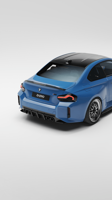 BMW M2 G87 EVO - S Gloss Black Rear Spoiler Lip by ZAERO (2023+) - AUTOID - Rear Spoilers - Zaero Design