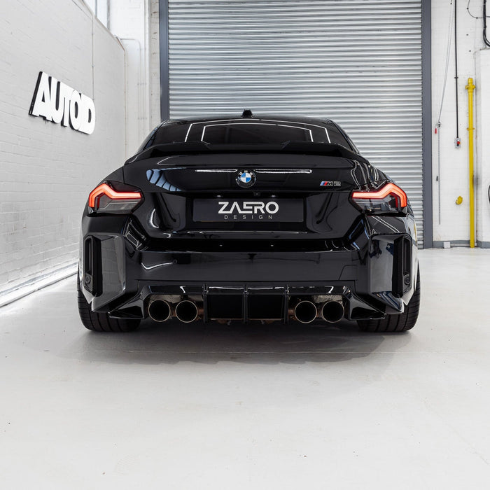 BMW M2 G87 EVO - S Gloss Black Rear Spoiler Lip by ZAERO (2023+) - AUTOID - Rear Spoilers - Zaero Design