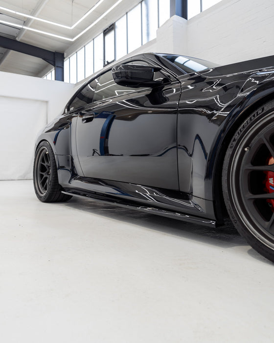 BMW M2 G87 EVO - S Gloss Black Side Skirts by ZAERO (2023+) - AUTOID - Side Skirts & Winglets - Zaero Design