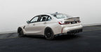 BMW M3 G80 G81 EVO - S Gloss Black Diffuser Extensions by ZAERO (2021+) - AUTOID - Side Skirts & Winglets - Zaero Design