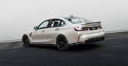 BMW M3 G80 G81 EVO - S Gloss Black Diffuser Extensions by ZAERO (2021+) - AUTOID - Side Skirts & Winglets - Zaero Design