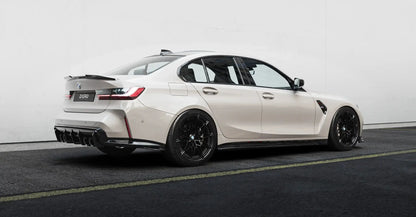 BMW M3 G80 Saloon & 3 Series G20 EVO - S Gloss Black Rear Spoiler Lip by ZAERO (2021+) - AUTOID - Rear Spoilers - Zaero Design