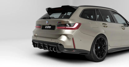 BMW M3 G81 Touring & 3 Series G21 EVO - S Gloss Black Rear Spoiler by ZAERO (2021+) - AUTOID - Rear Spoilers - Zaero Design
