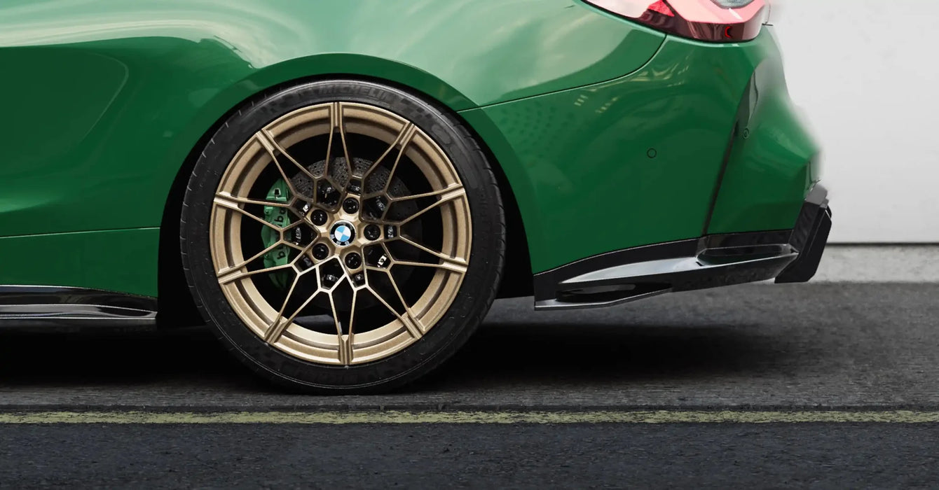 BMW M4 G82 G83 EVO - S Gloss Black Diffuser Extensions by ZAERO (2021+) - AUTOID - Side Skirts & Winglets - Zaero Design