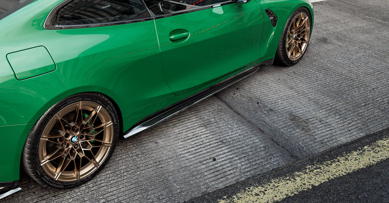 BMW M4 G82 G83 EVO-S Gloss Black Side Skirts by ZAERO (2021+)