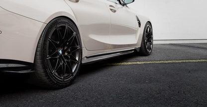 Zaero Design BMW M3 G80 G81 & M4 G82 G83 EVO-S Gloss Black Side Skirts by ZAERO (2021+)  Side Skirts & Winglets  AUTOID  