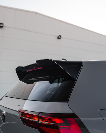 VW Golf R - Line / GTI / GTD / GTE Mk8 EVO - 1 Gloss Black Rear Spoiler by ZAERO (2020+) - AUTOID - Rear Spoilers - Zaero Design