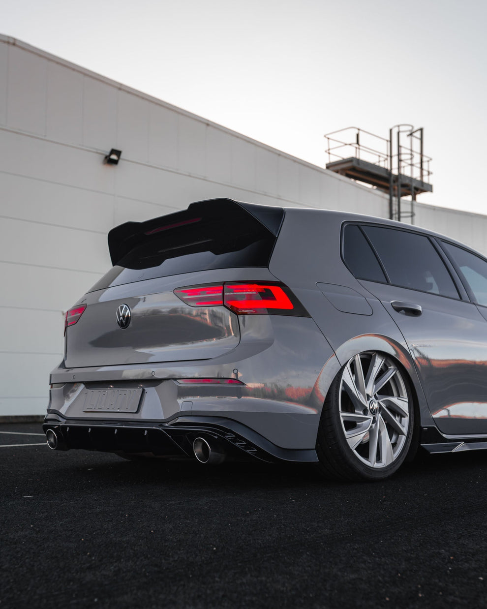 Golf R Mk8 Rear VW Golf R-Line / GTI / GTD / GTE Mk8 & Mk8.5 EVO-1 Gloss Black Rear ...