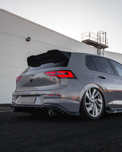 VW Golf R - Line / GTI / GTD / GTE Mk8 EVO - 1 Gloss Black Rear Spoiler by ZAERO (2020+) - AUTOID - Rear Spoilers - Zaero Design