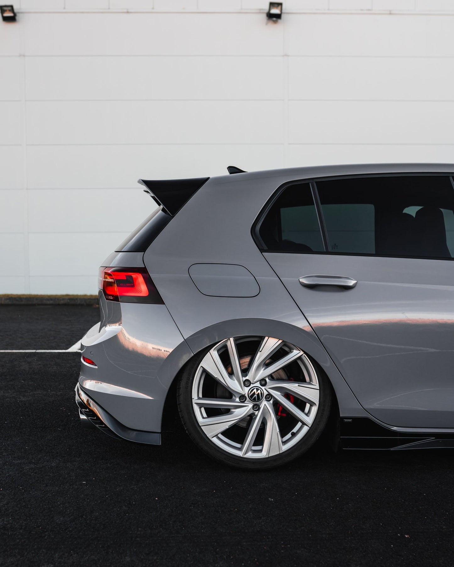 VW Golf R - Line / GTI / GTD / GTE Mk8 EVO - 1 Gloss Black Rear Spoiler by ZAERO (2020+) - AUTOID - Rear Spoilers - Zaero Design