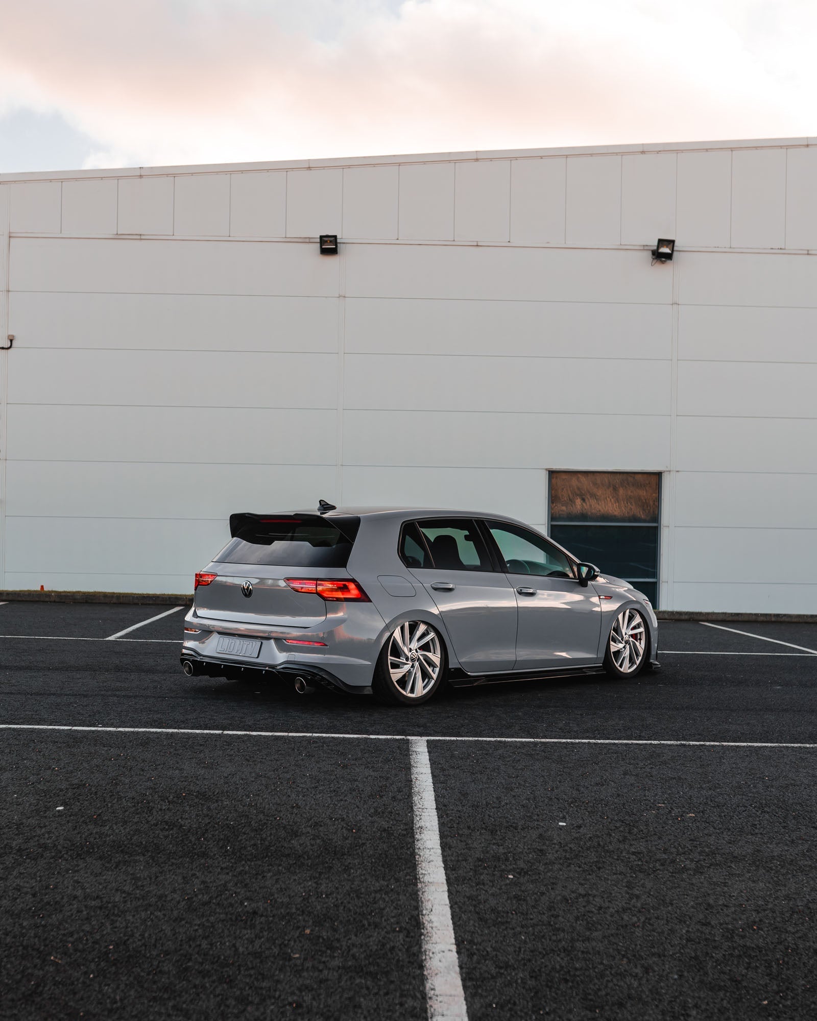 VW Golf R - Line / GTI / GTD / GTE Mk8 EVO - 1 Gloss Black Rear Spoiler by ZAERO (2020+) - AUTOID - Rear Spoilers - Zaero Design