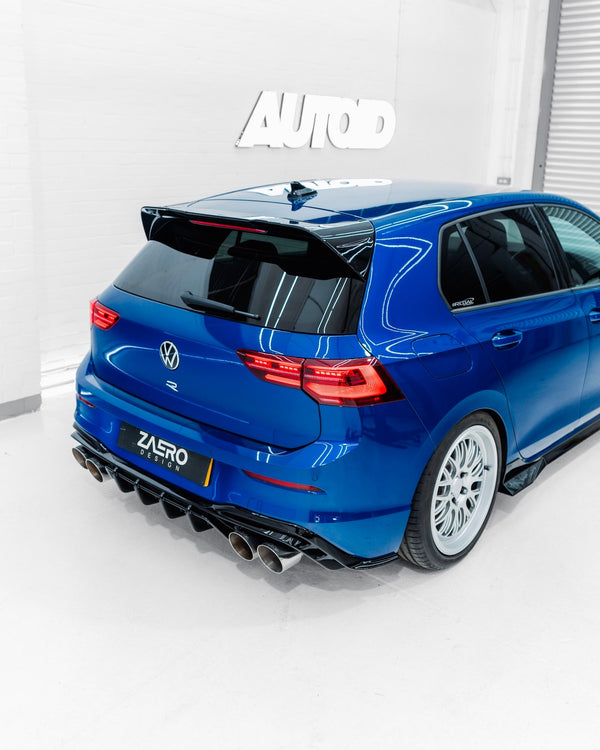 VW Golf R-Line / GTI / GTD / GTE Mk8 & Mk8.5 EVO-1 Gloss Black Rear ...