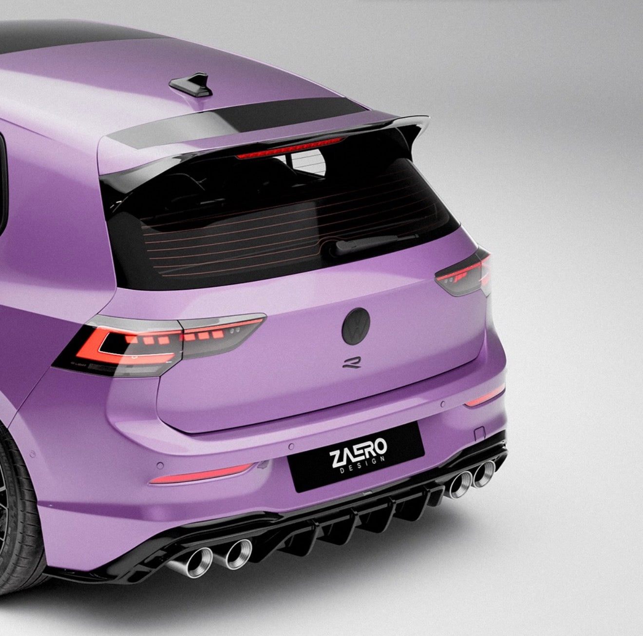 VW Golf R Mk8.5 Gloss Black Body Kit