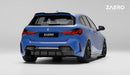 BMW 1 Series M Sport F40 Single Exit (116i 116d 118i 118d) EVO-1 Gloss Black Rear Diffuser by ZAERO (2019+), Rear Diffusers, Zaero Design - AUTOID | Premium Automotive Accessories